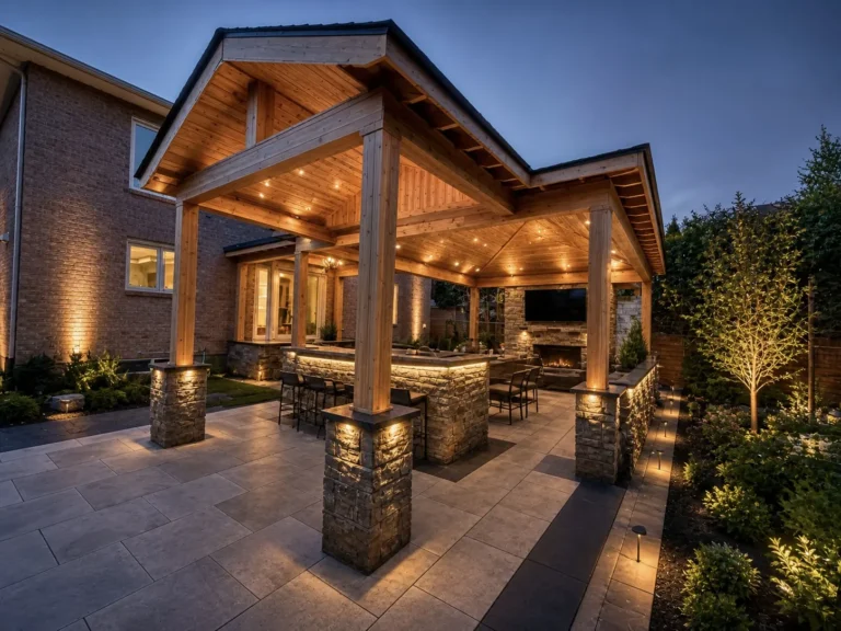 Backyard Structure by X-Posed Contracting
